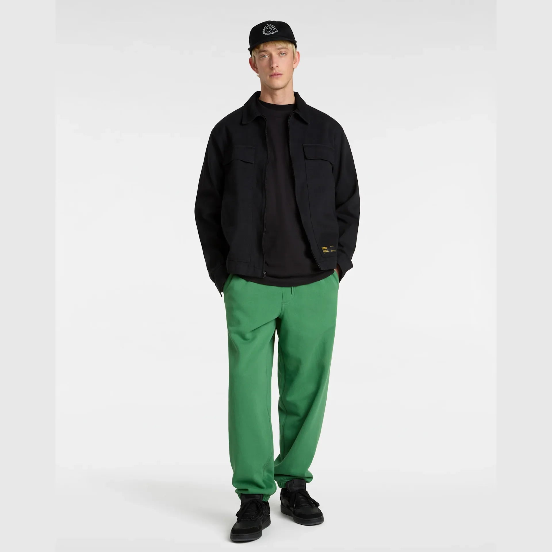 VANS LEFT CHEST II LOOSE LS Black kép 5