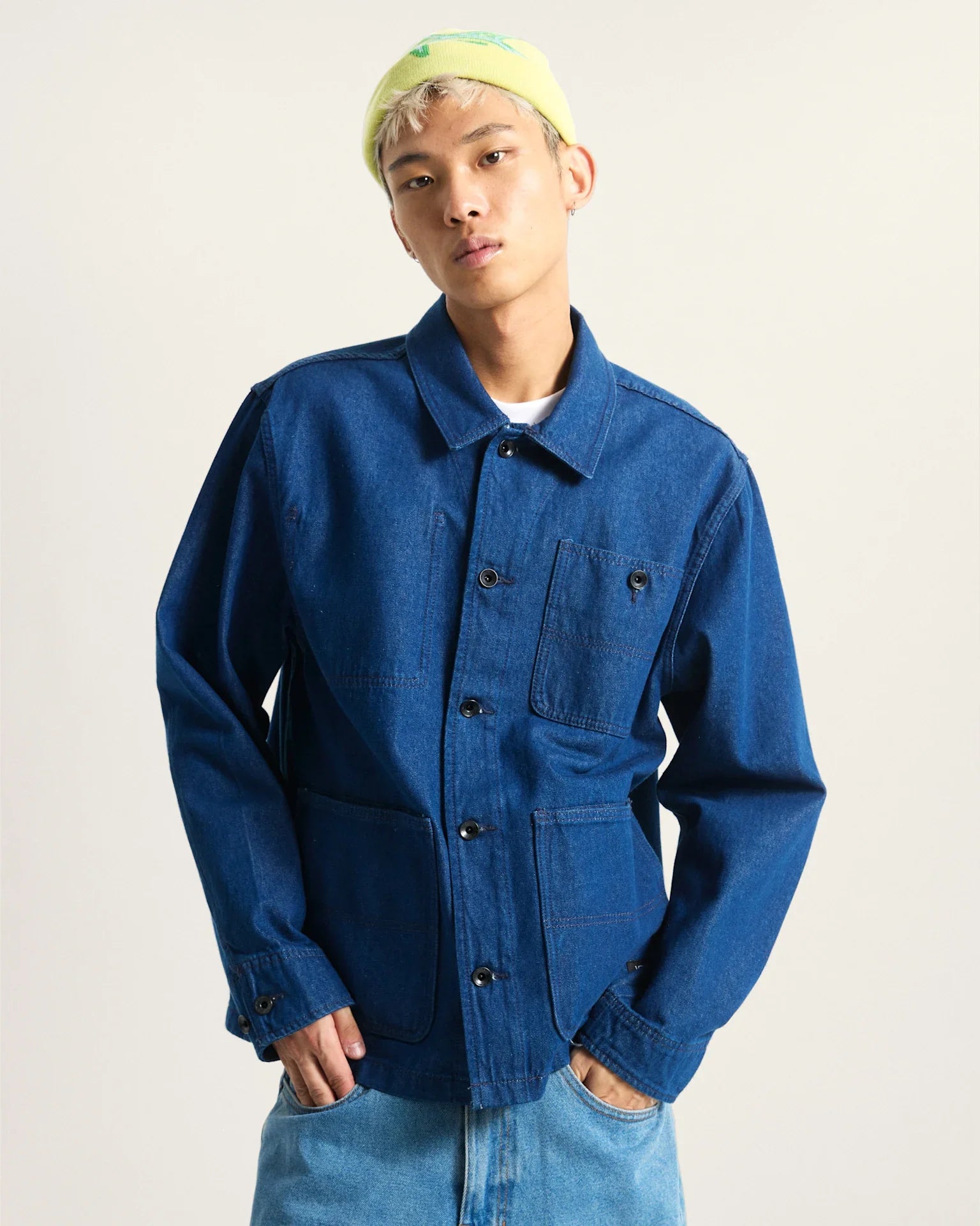 VANS Drill Chore Denim Jacket Indigo Rinse kép 1