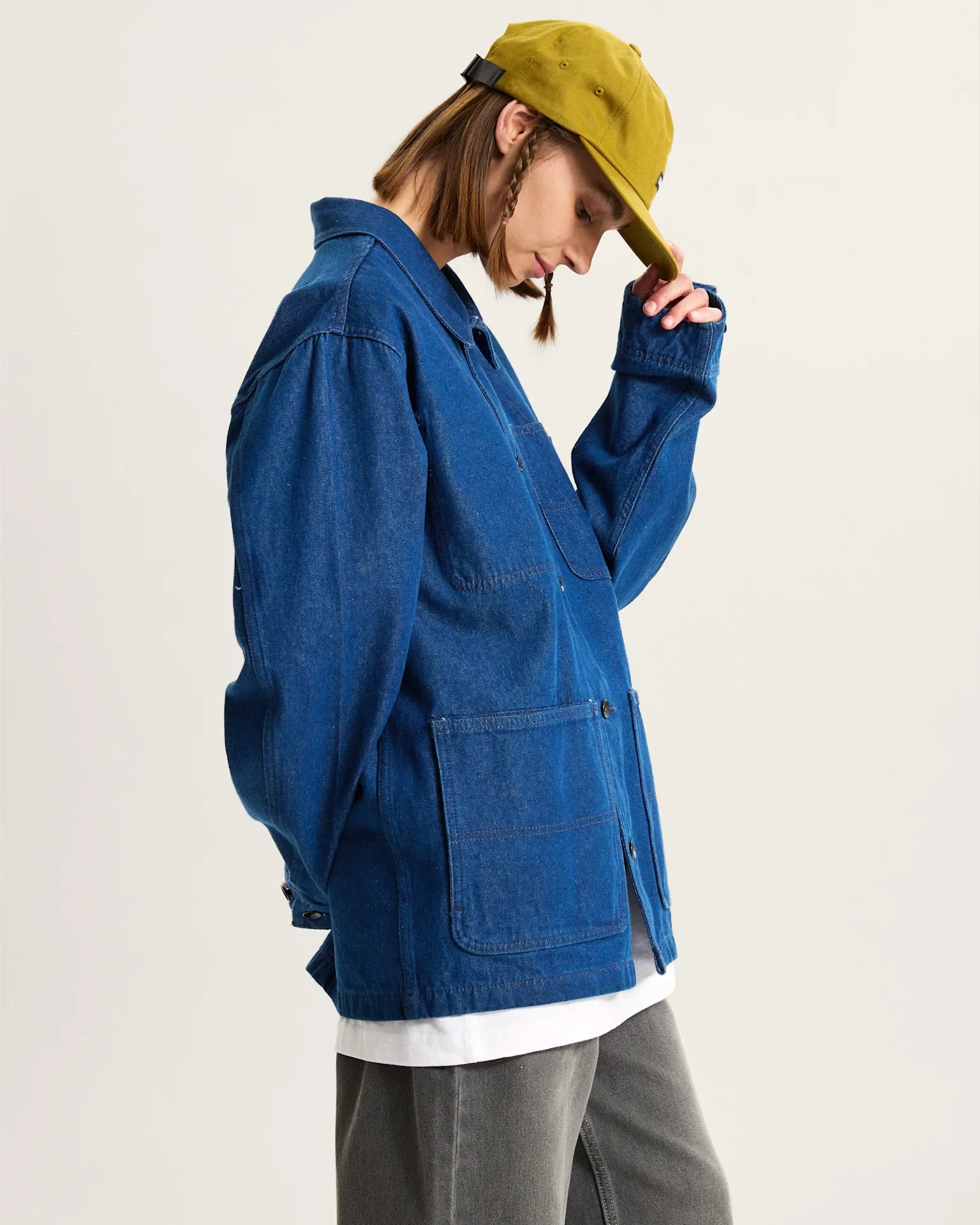 VANS Drill Chore Denim Jacket Indigo Rinse kép 6