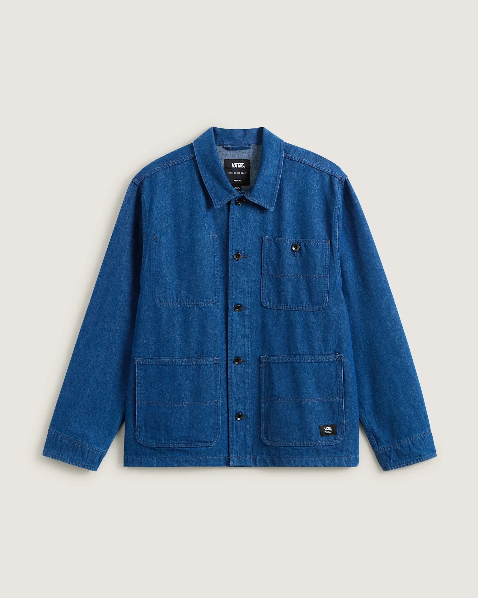 VANS Drill Chore Denim Jacket Indigo Rinse kép 9
