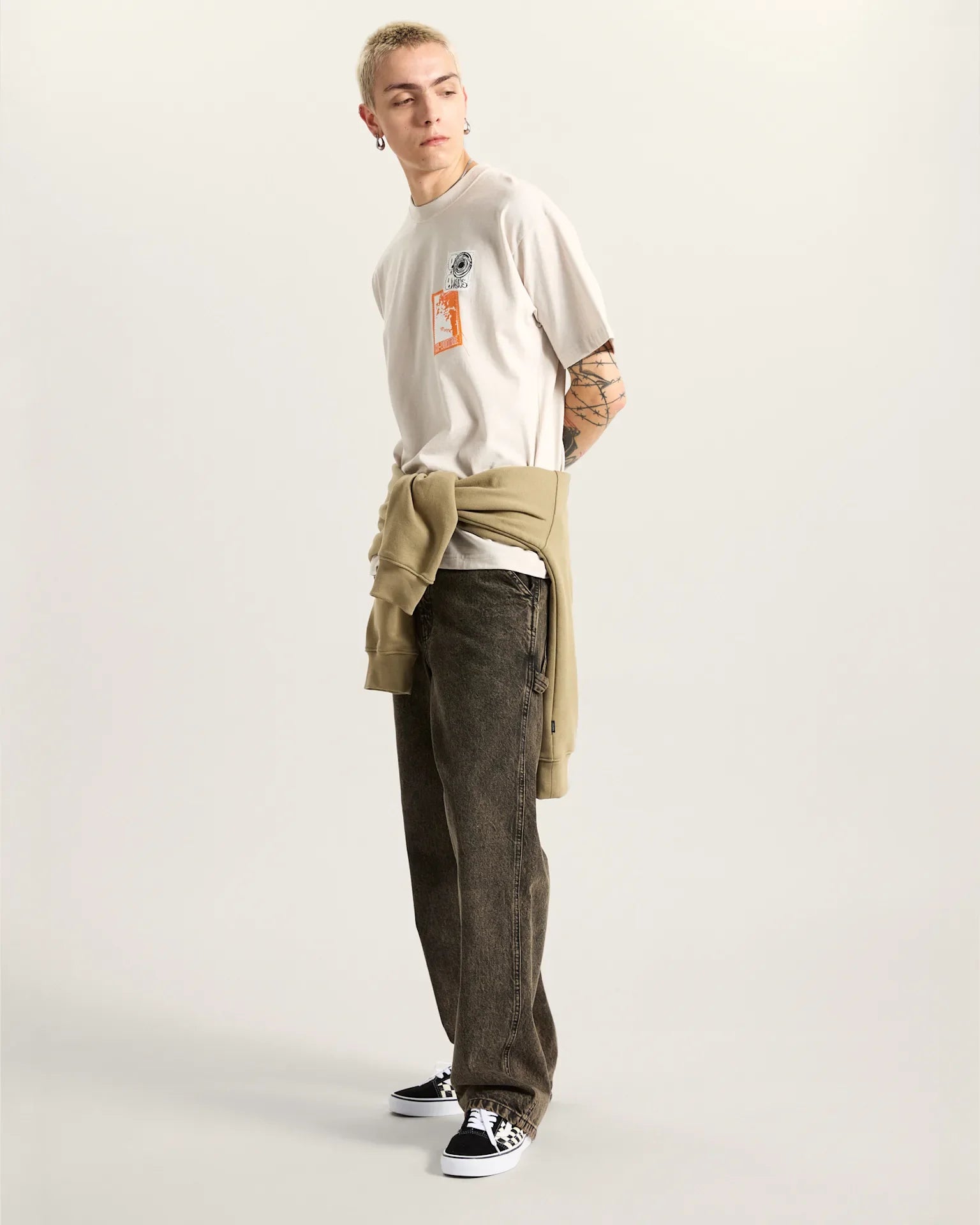 VANS Punk Patch SS Taupe Mist kép 5
