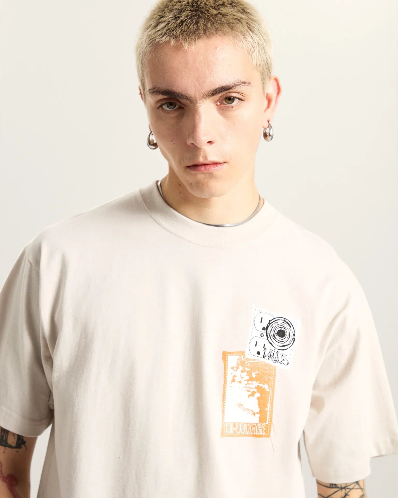 VANS Punk Patch SS Taupe Mist kép 6