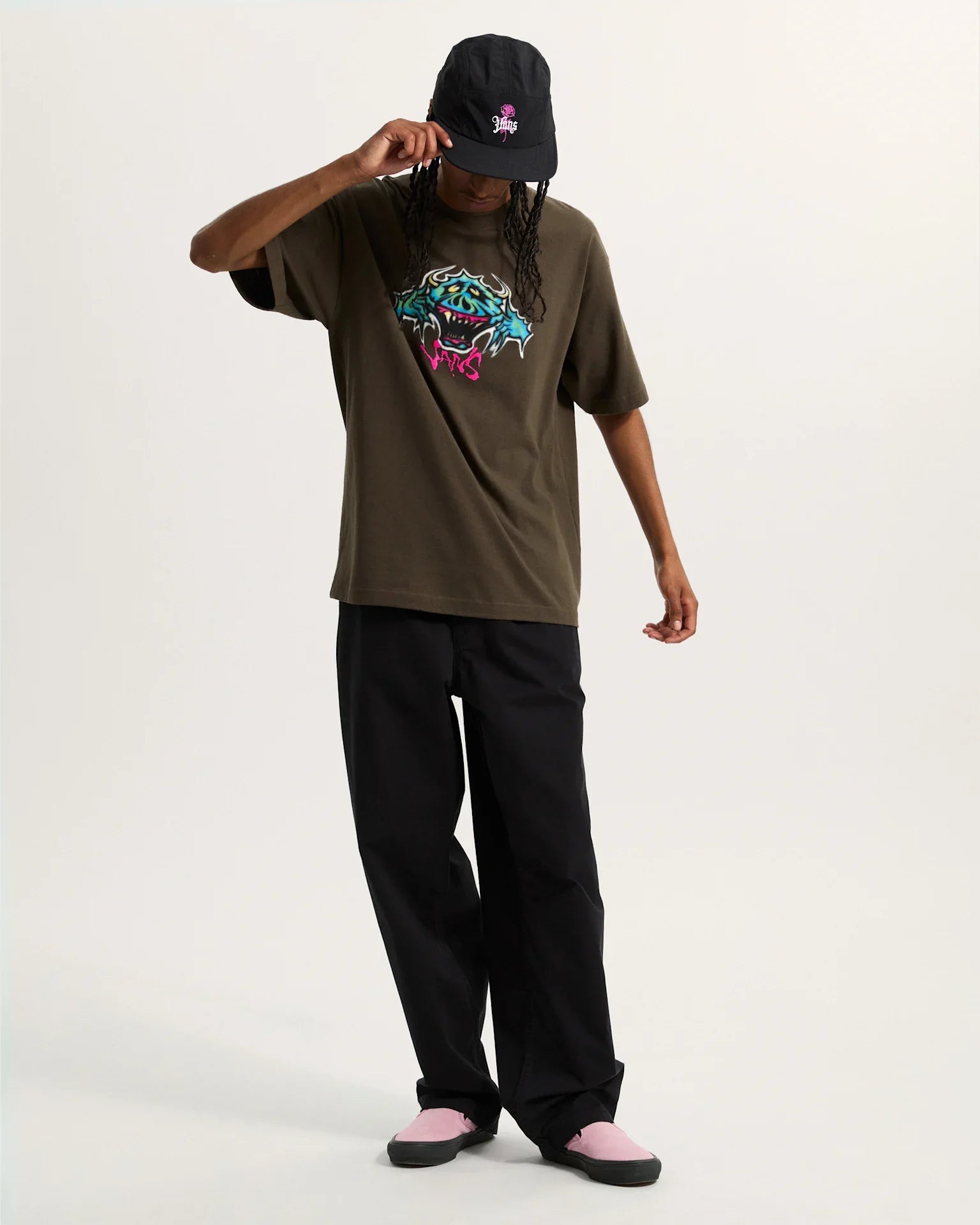 VANS Goofy Ghoul SS Coal Brown kép 4