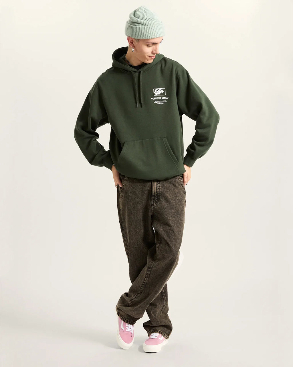 VANS Stockpile Pullover Dried Kelp kép 6