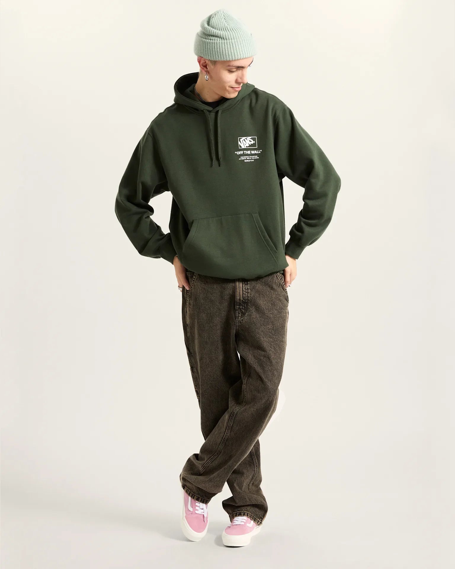 VANS Stockpile Pullover Dried Kelp kép 6