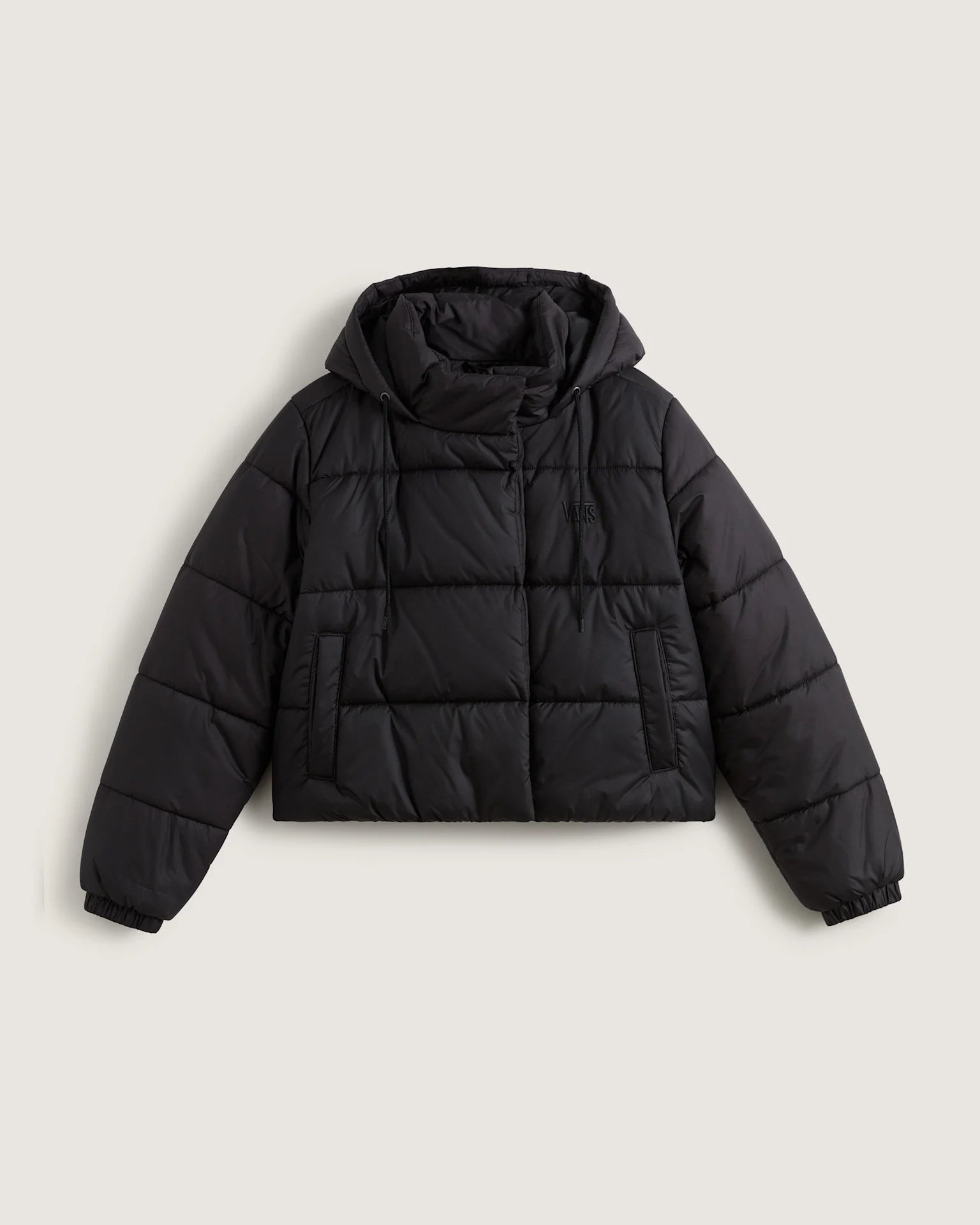 VANS MTE Hillgate Cropped Puffer Black Kabát VN000PK1BLK1 - 1