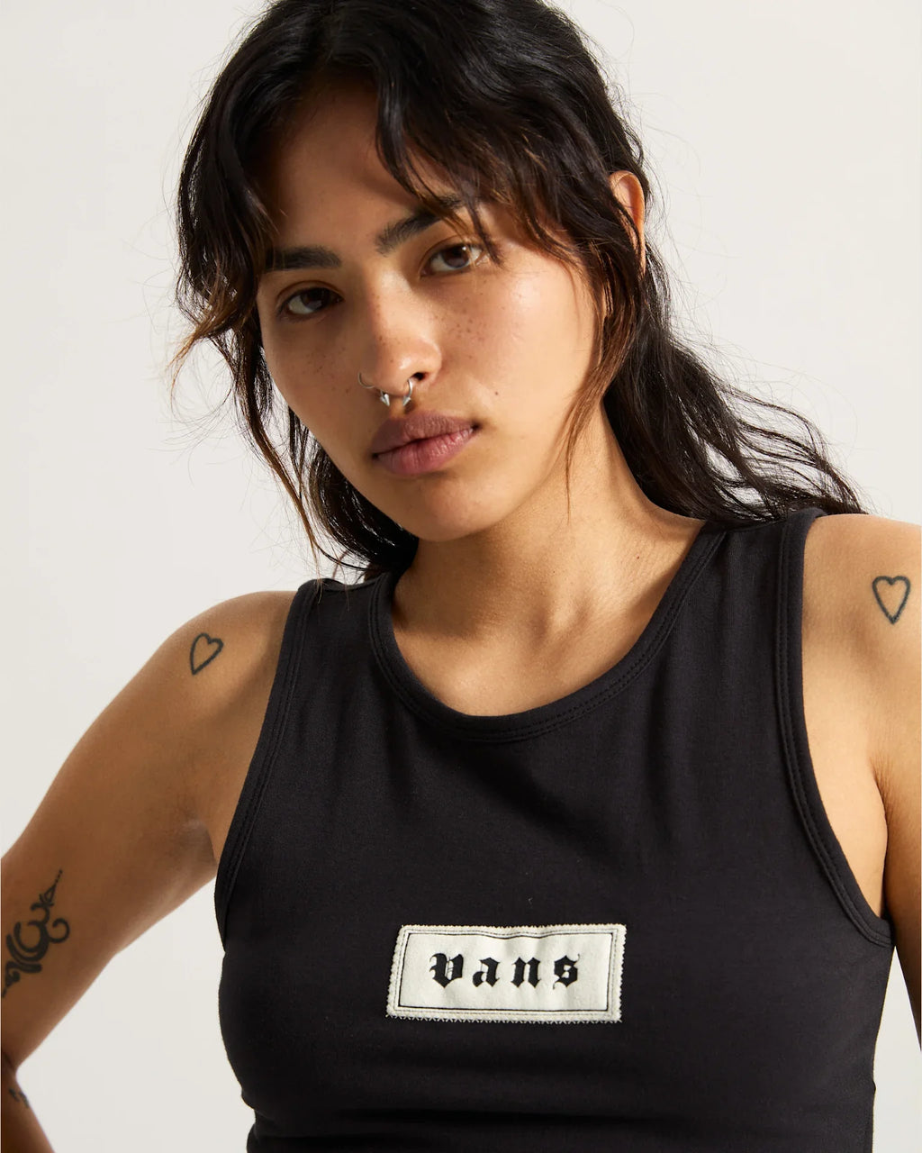 VANS Upworn Fitted Tank Black kép 6