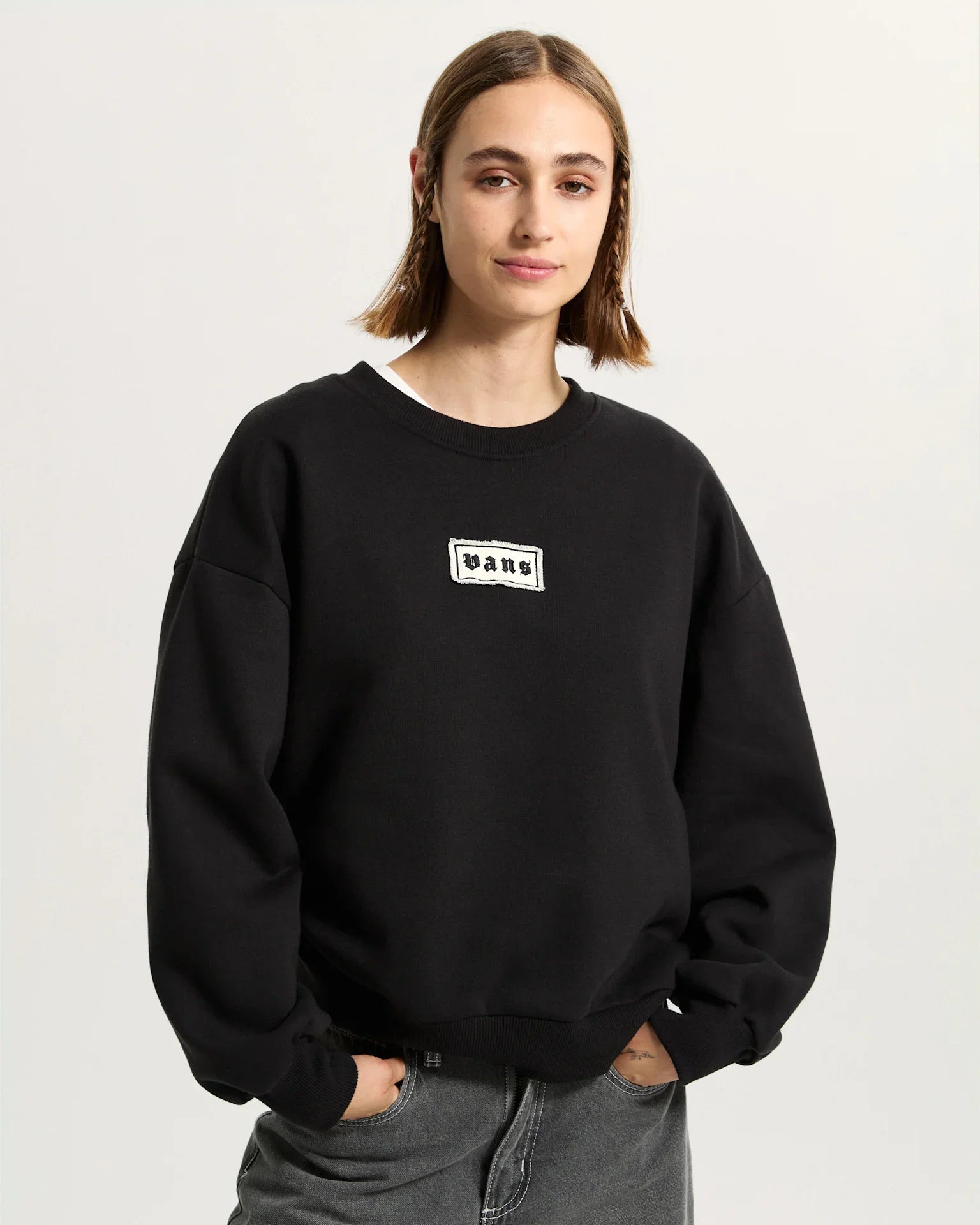 VANS Upworn Retro Crew Black kép 4