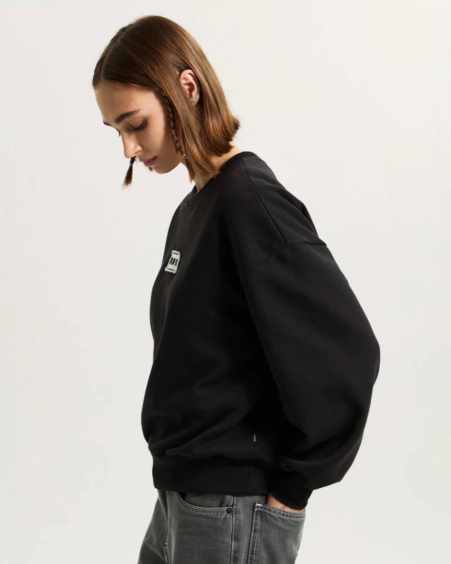 VANS Upworn Retro Crew Black kép 5
