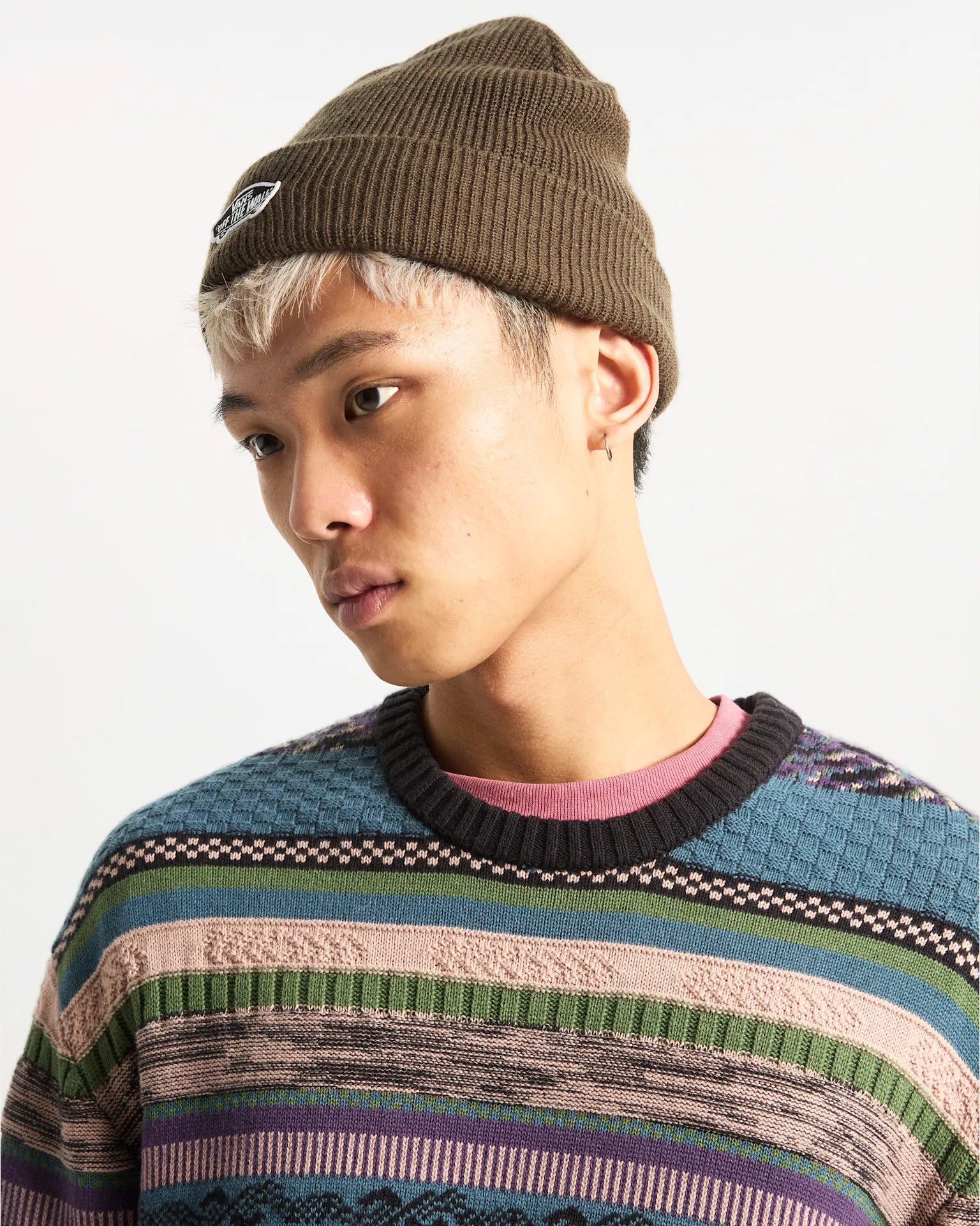 VANS Vans Classic Cuff Beanie Coal Brown Beanie VN000QB2EMP1 - 4