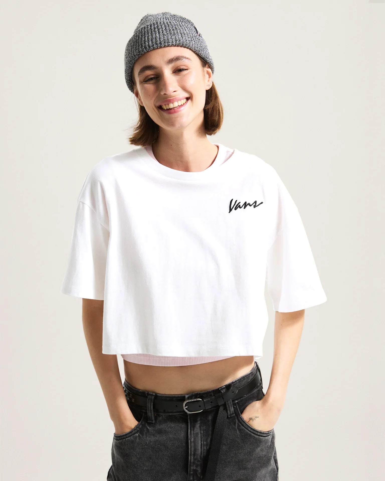VANS Classic Script White kép 3