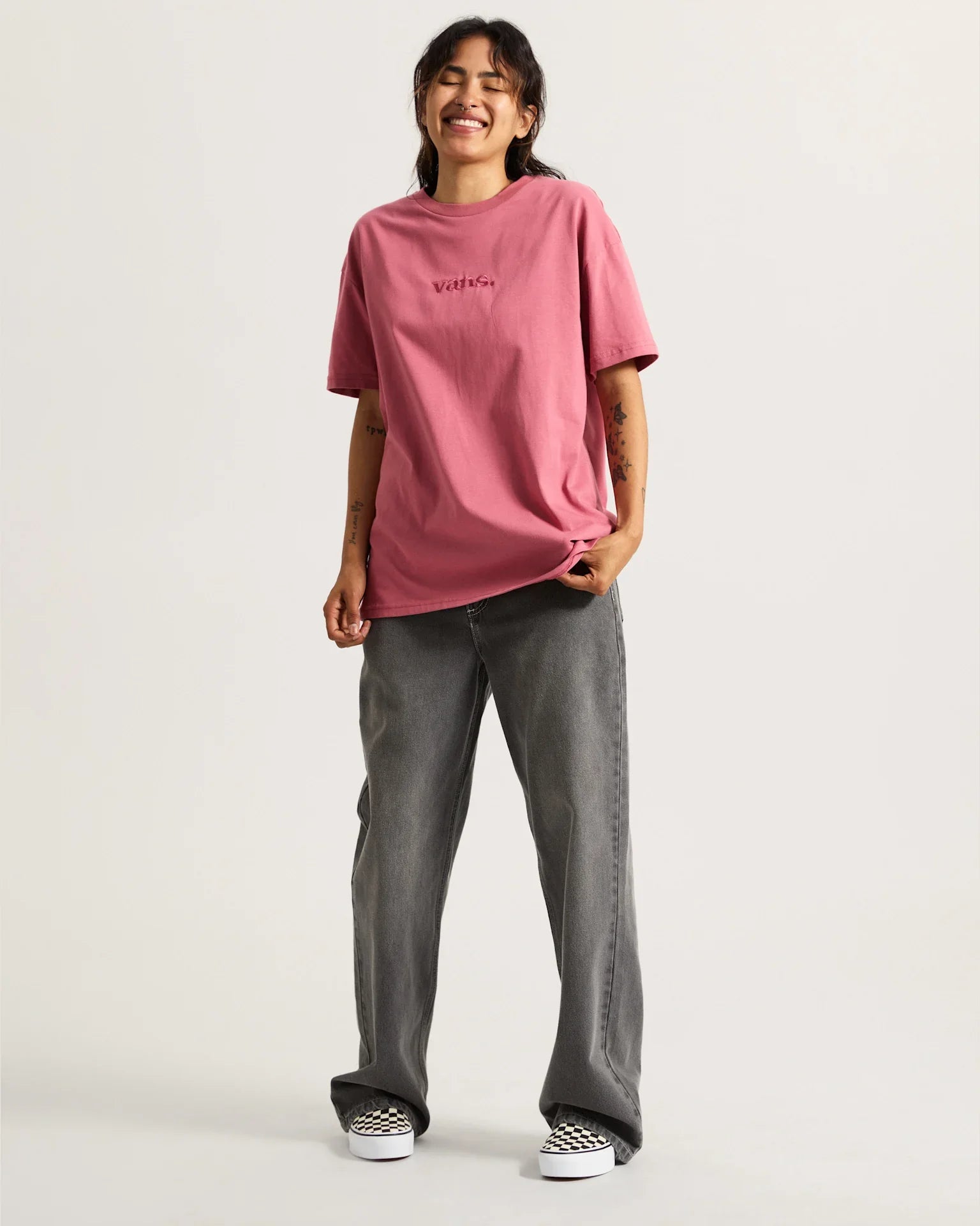 VANS W ESSENTIAL OS TEE MAUVEWOOD Póló kép 6