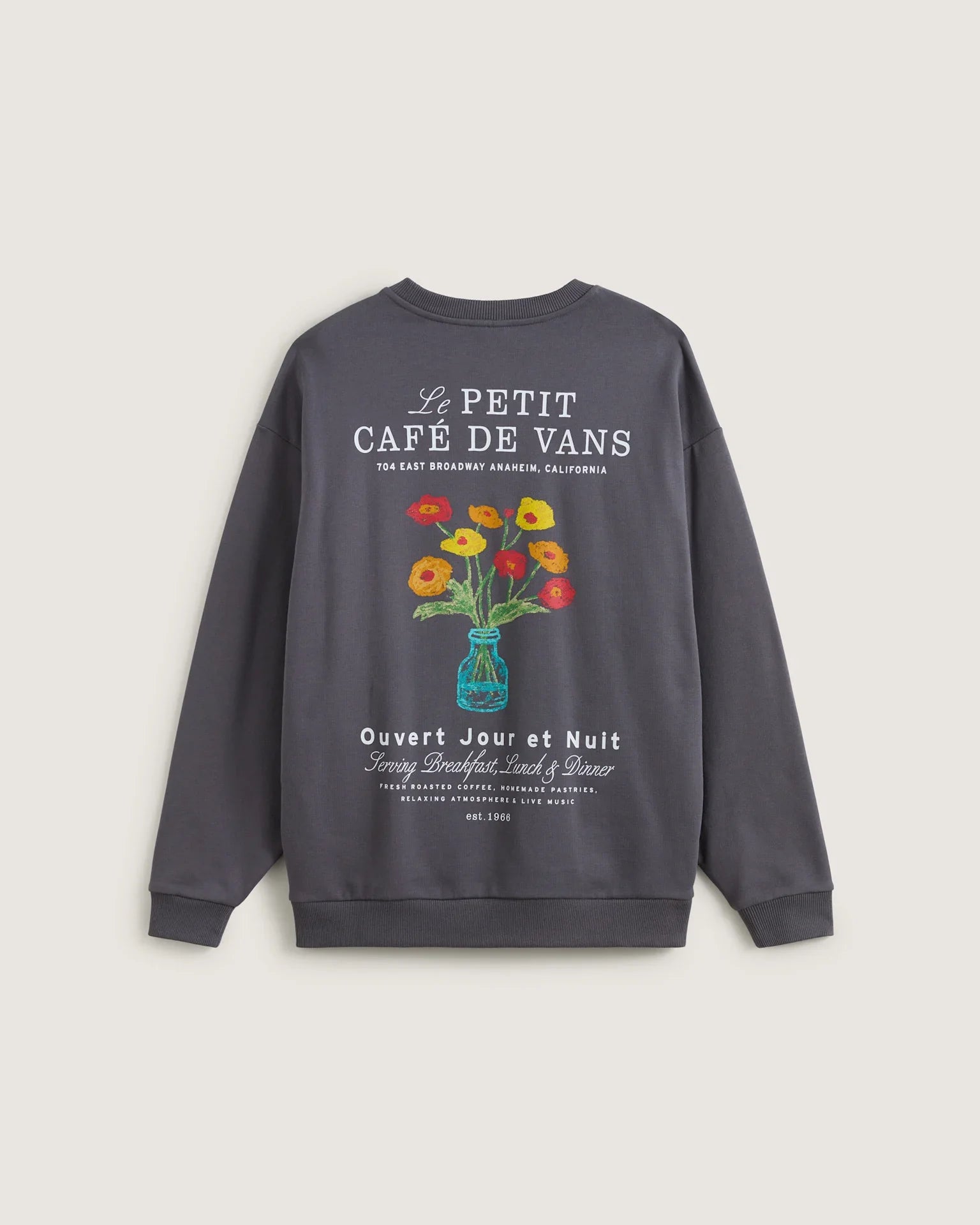 VANS CAFE VANS OS PO Asphalt kép 2