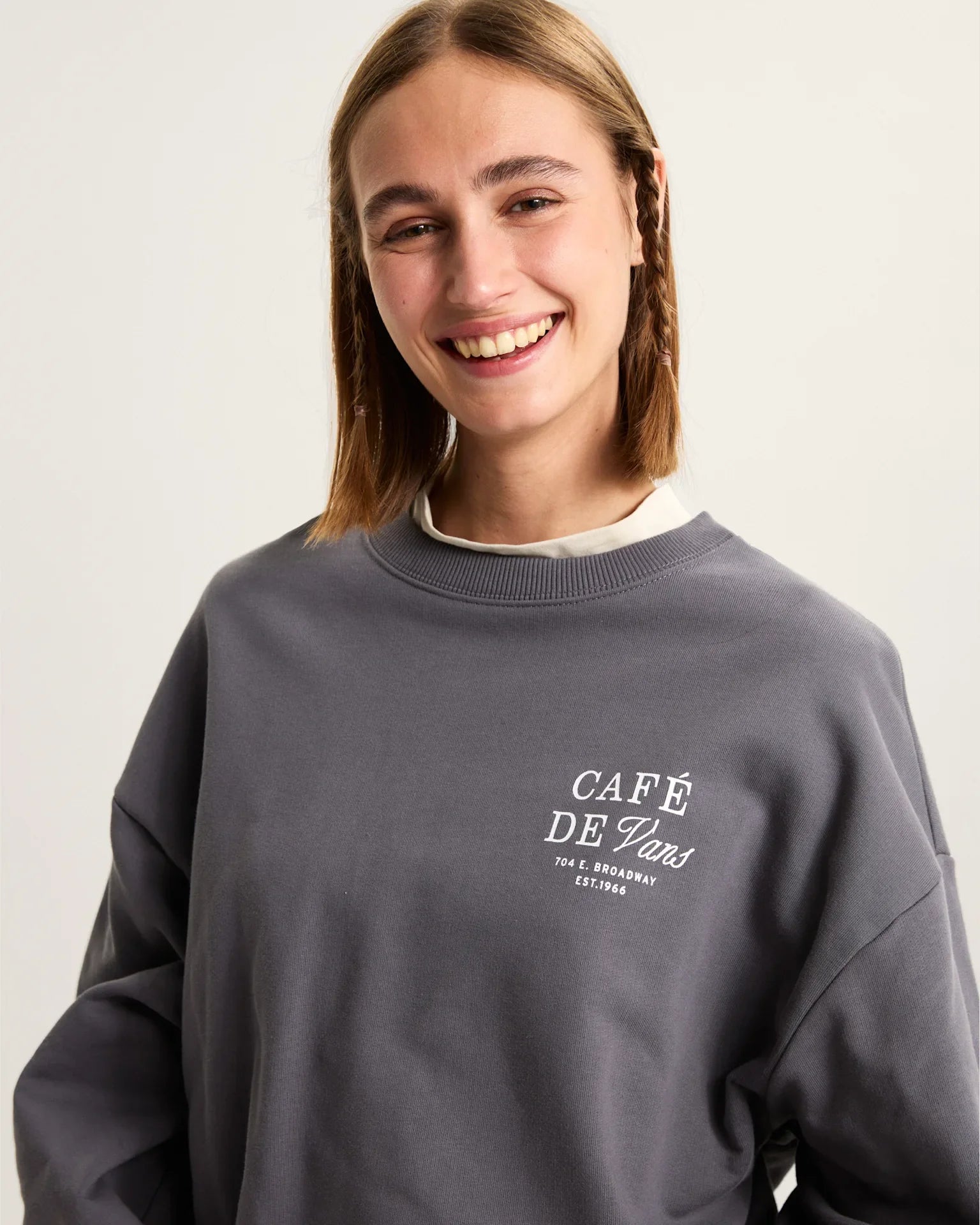 VANS CAFE VANS OS PO Asphalt kép 7