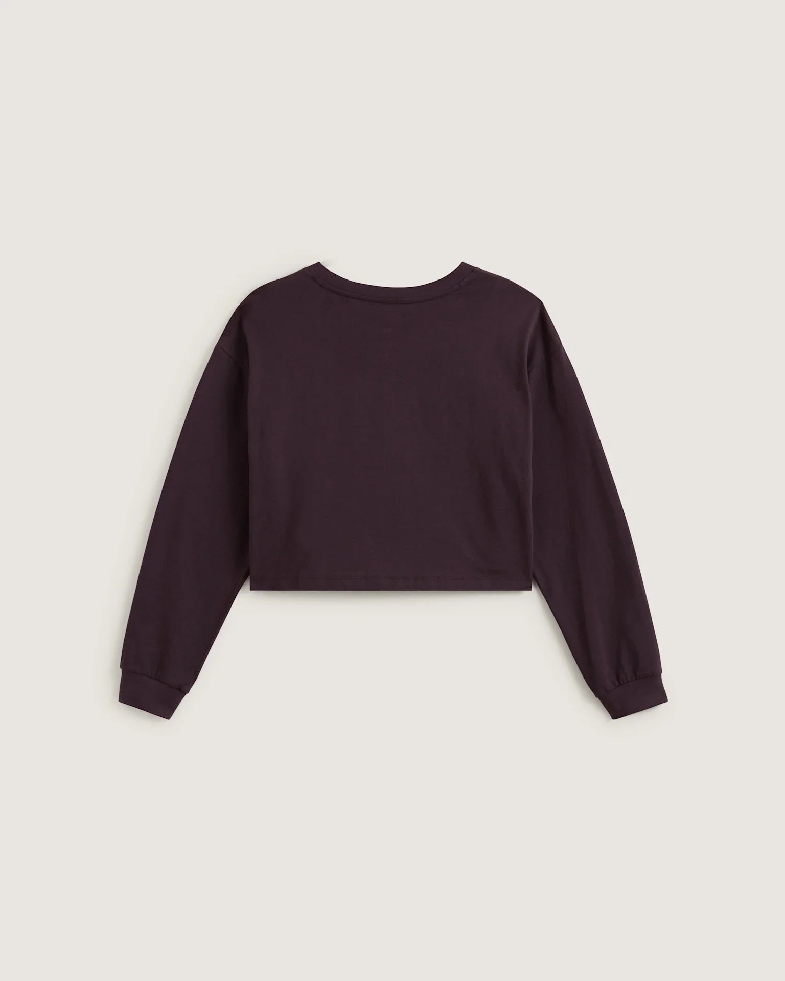 VANS LIL BEAR RELAX CROP LS TEE Dark Port kép 7