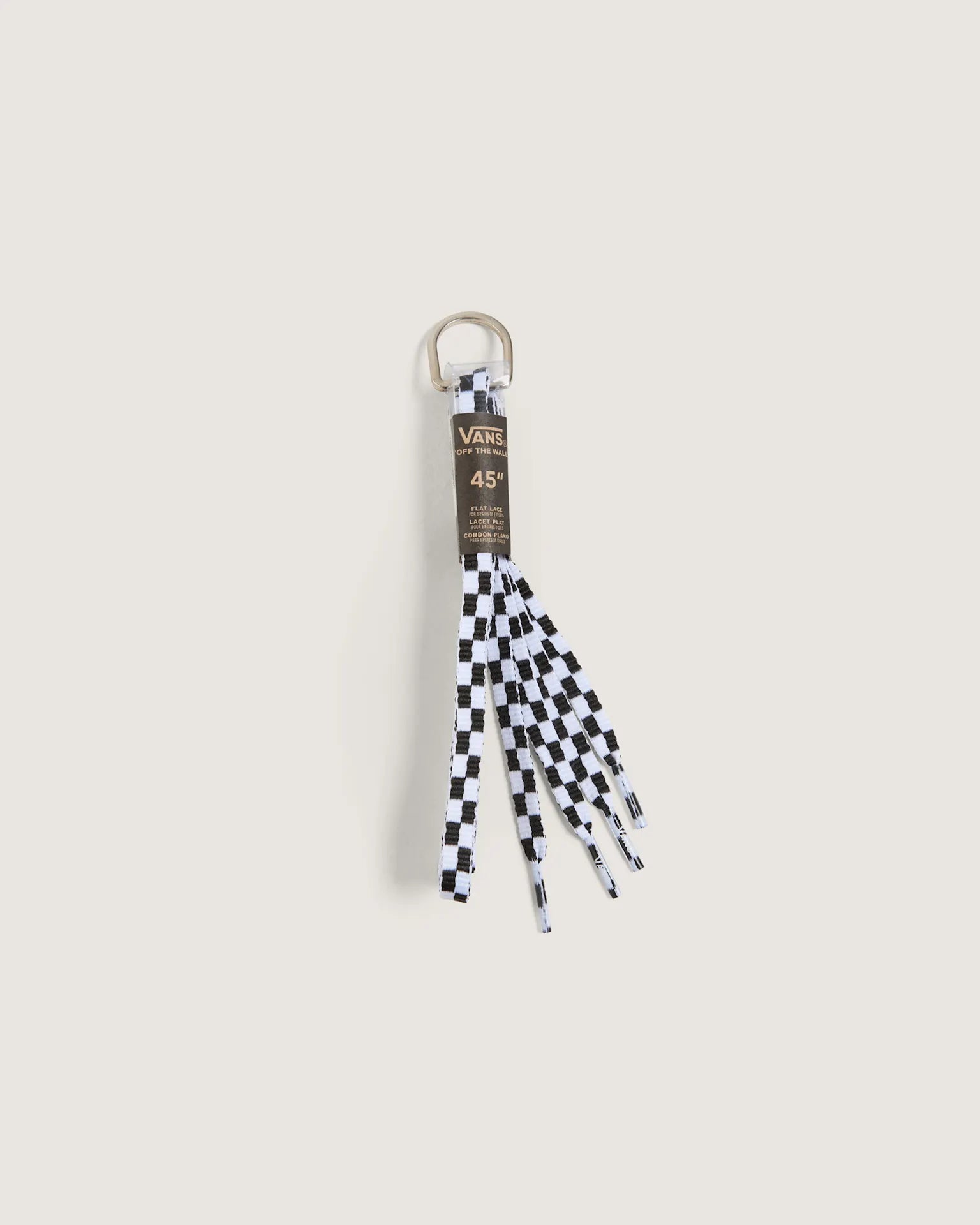 VANS Vans Laces 45" Black/White Check Cipőfűző VN000Y5XHU01 - 1