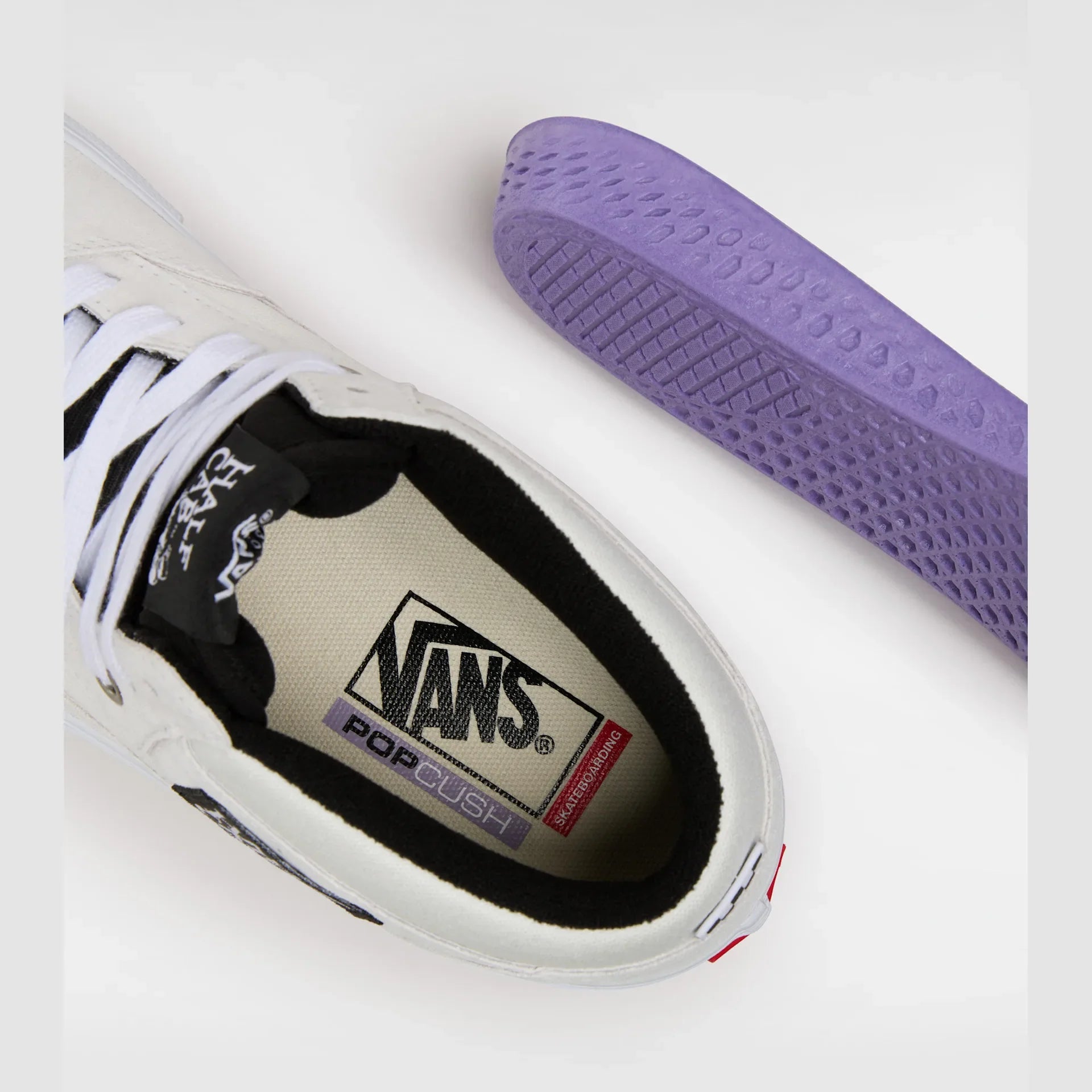 VANS Skate Half Cab BLANC DE BLANC Cipő kép 6