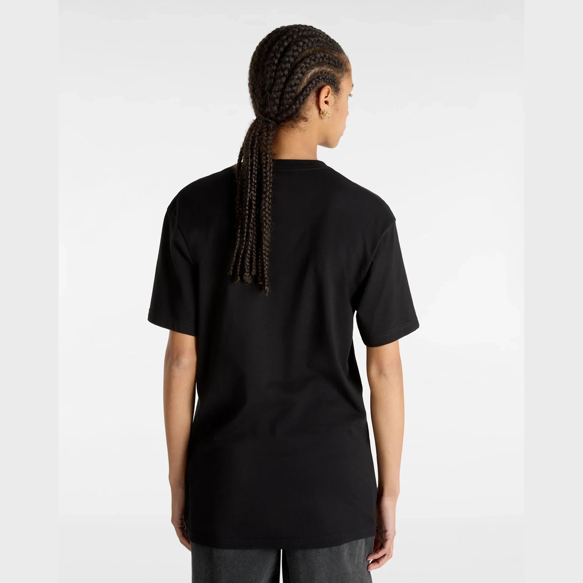 VANS LEFT CHEST LOGO TEE Black/White Póló kép 8