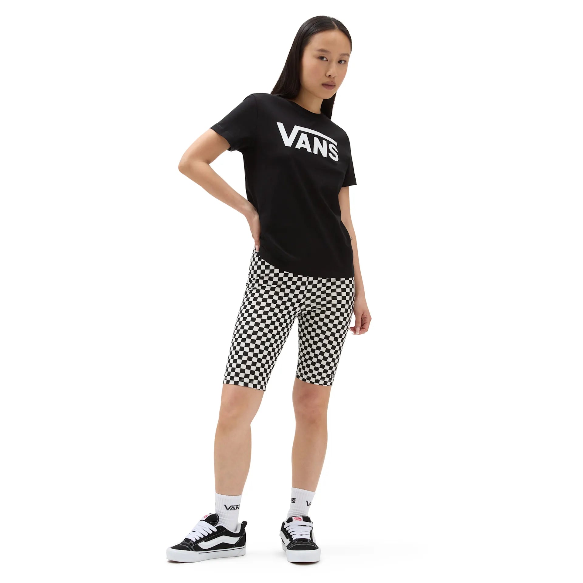 VANS Flying V Crew Tee FLYING V Black kép 2