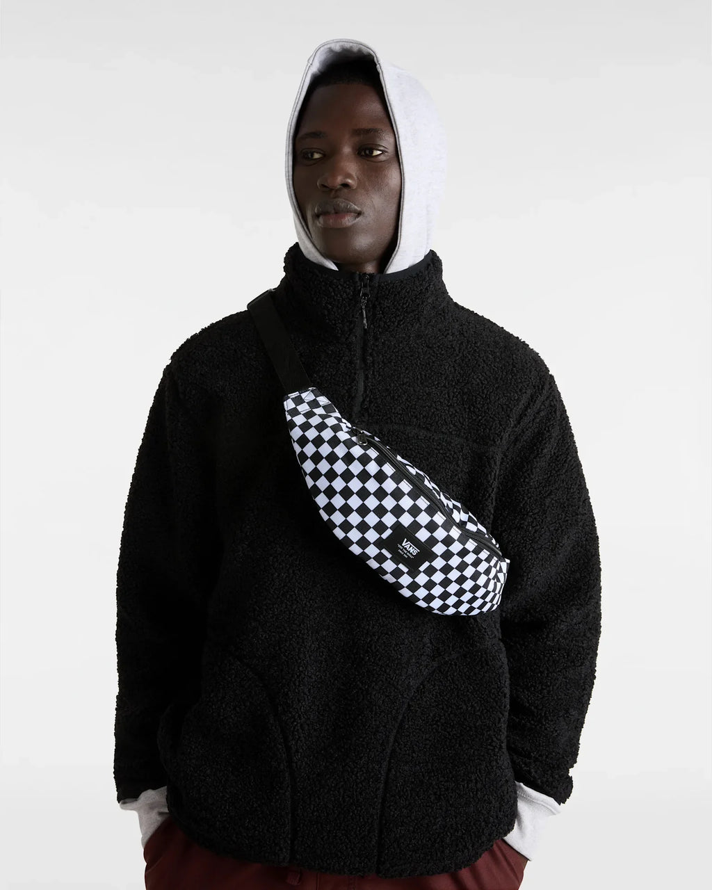 VANS Mini Ward Cross Body Black/White Check VN0A45GXHU01 - 4