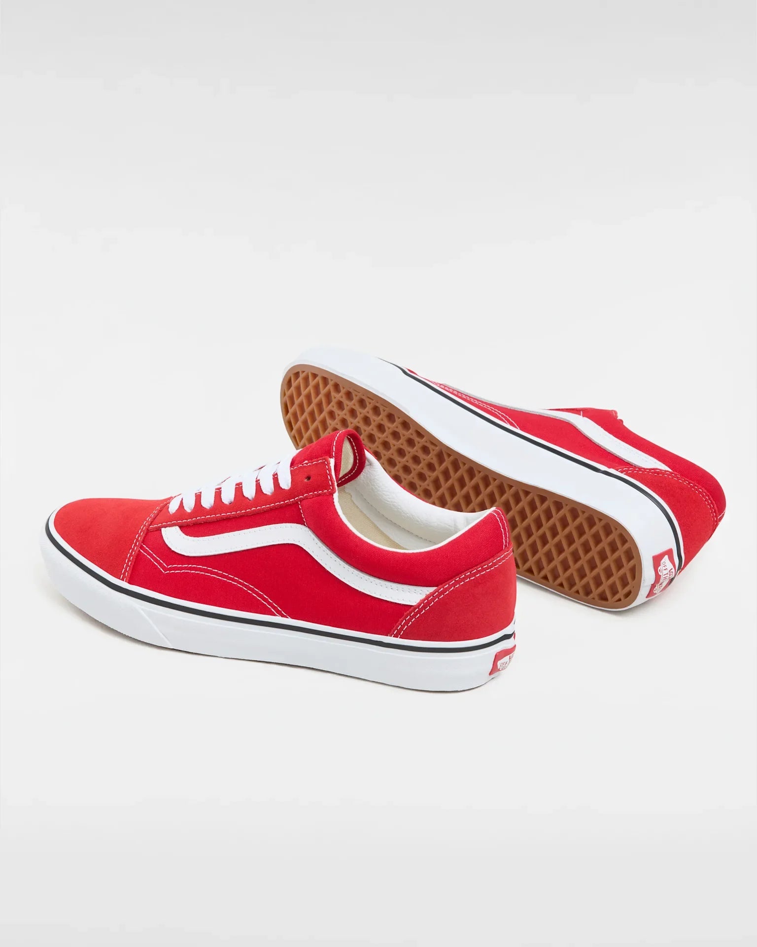 VANS UA Old Skool RACING RED/TRUE WHITE Cipő kép 3