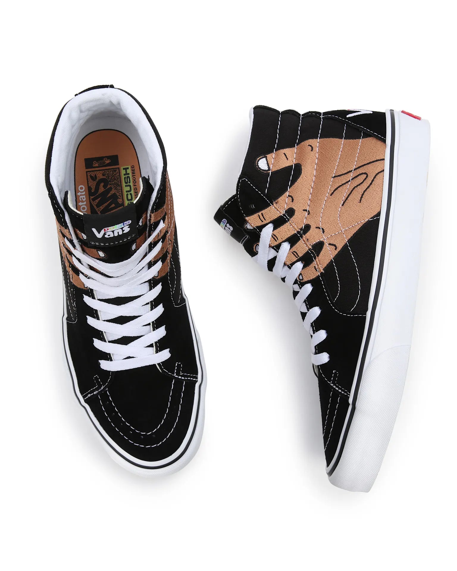 VANS SK8-Hi VR3 LX (Imran Potato) black/true white/fenugreek VN0A5EE7B7H1 - 2