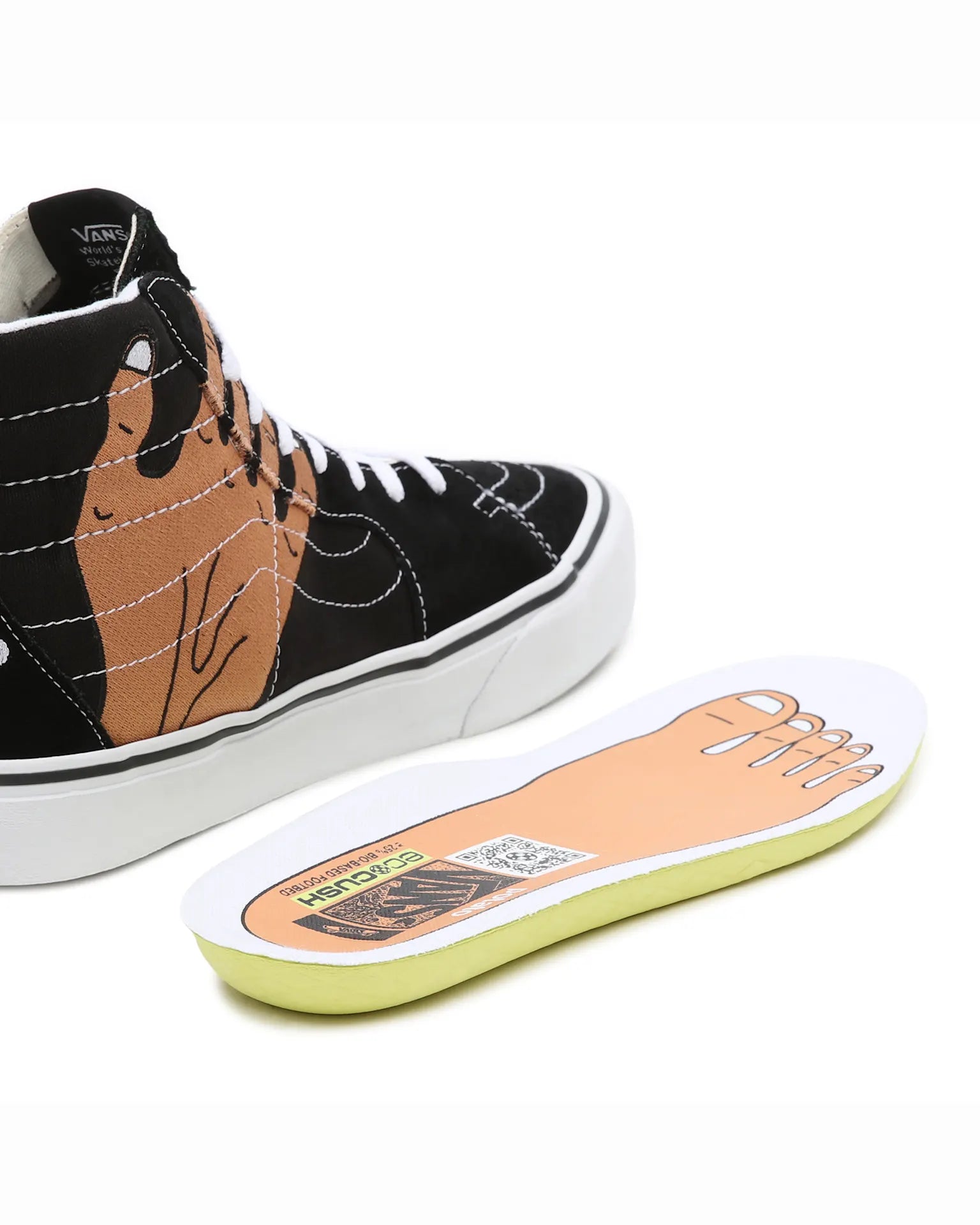 VANS SK8-Hi VR3 LX (Imran Potato) black/true white/fenugreek VN0A5EE7B7H1 - 9