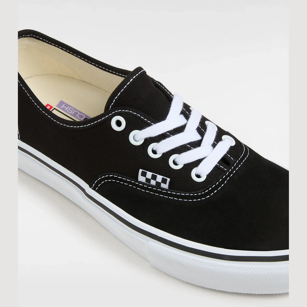 VANS Skate Authentic Black/White Cipő kép 4