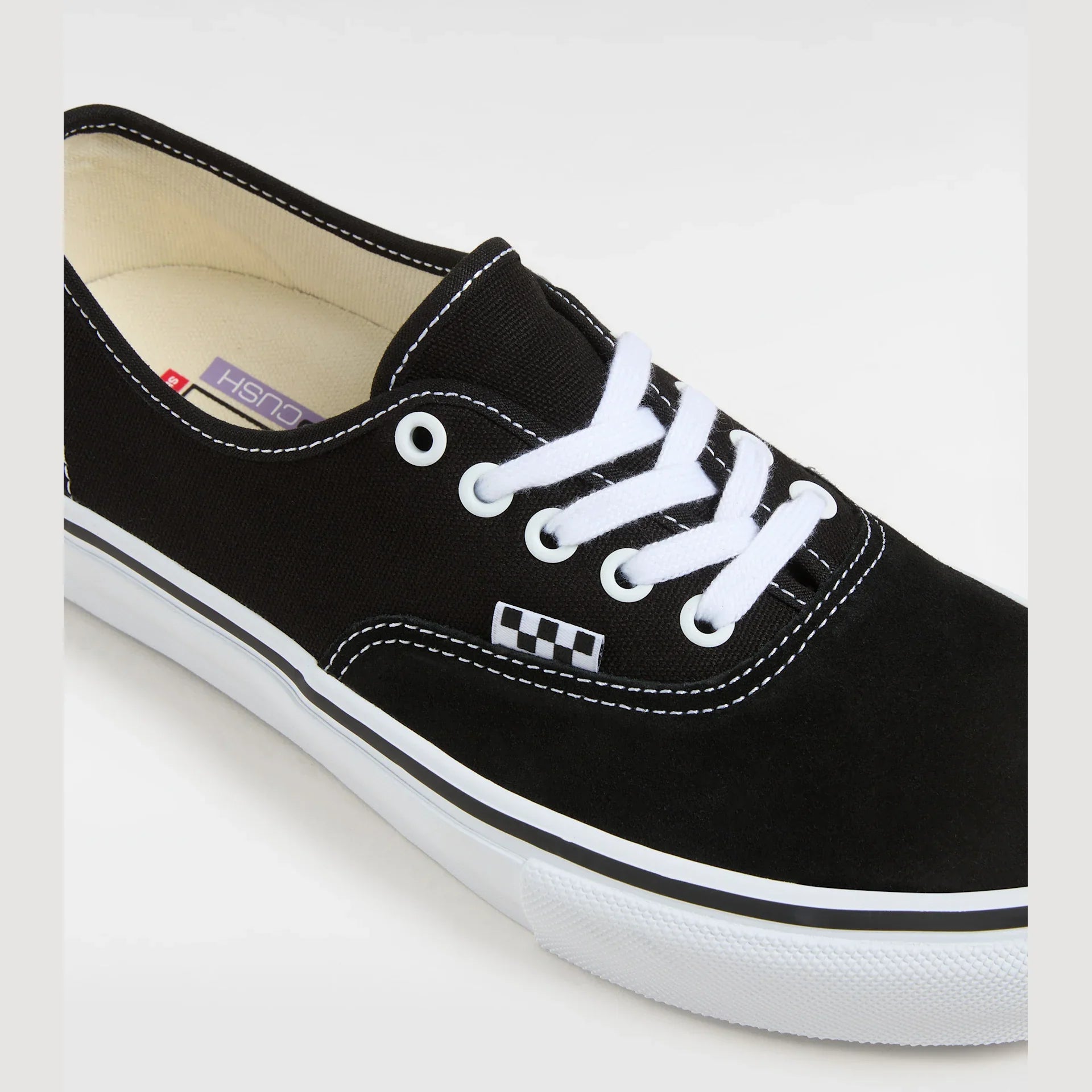 VANS Skate Authentic Black/White Cipő kép 4