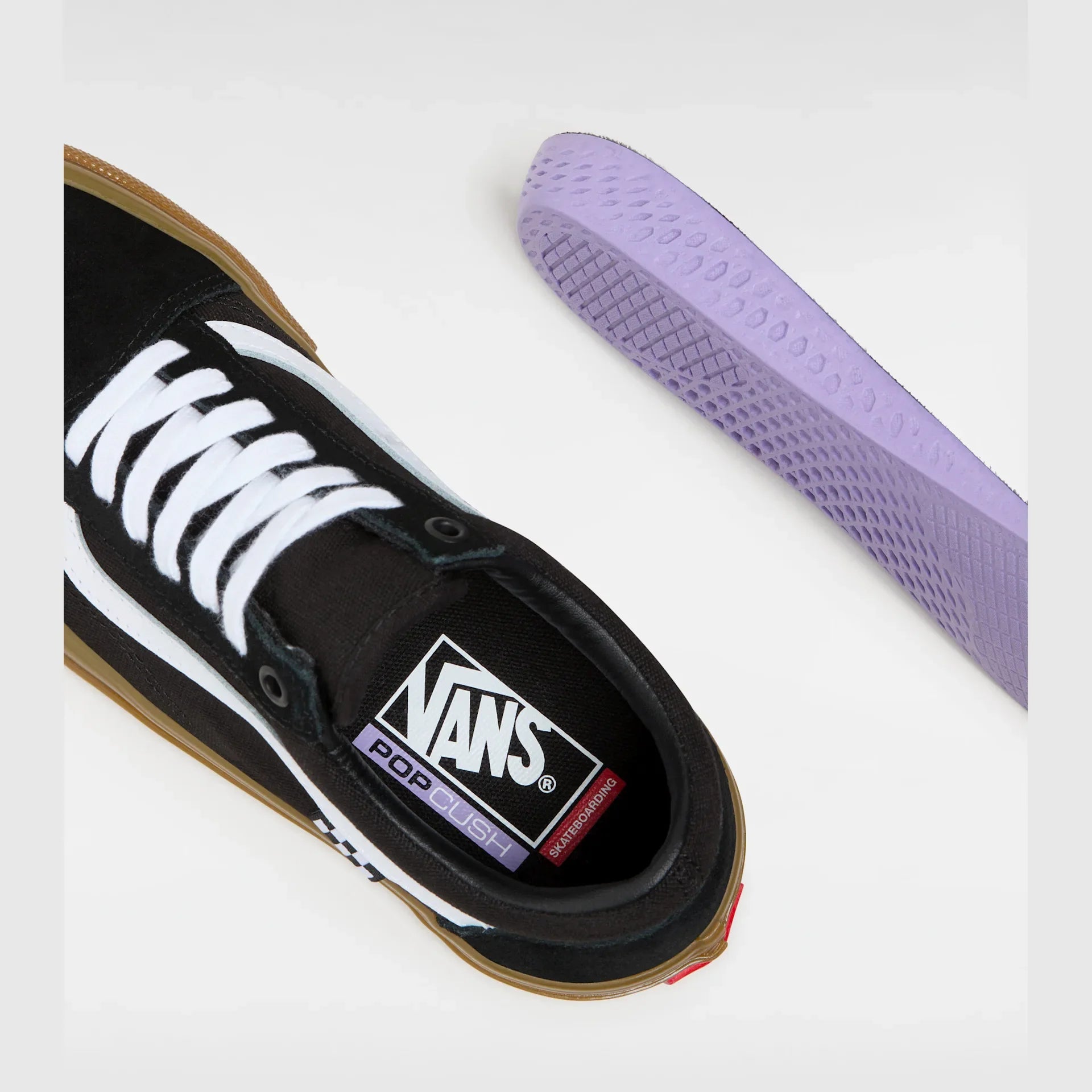 VANS Skate Old Skool Black/Gum Cipő kép 7
