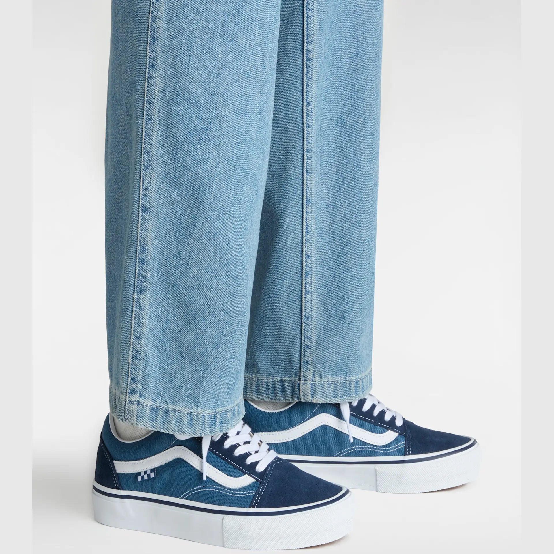 VANS Skate Old Skool Navy/White Cipő kép 5