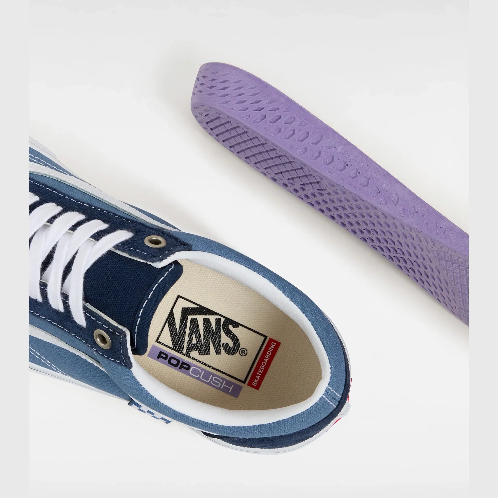VANS Skate Old Skool Navy/White Cipő kép 6